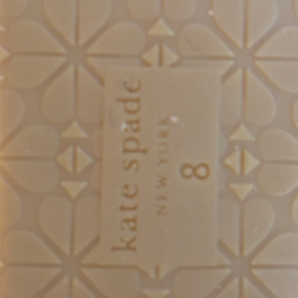 KATE SPADE Sz 8 Green Sandals with Tropical Design - Picture 5 of 10